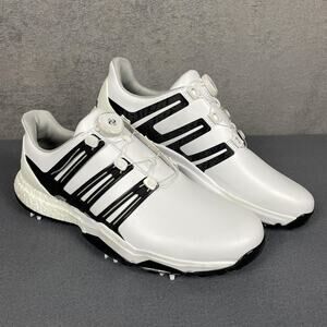 Adidas Tour 360 Boost Golf Shoes Mens 12.5 BOA Spiked Leather Comfort